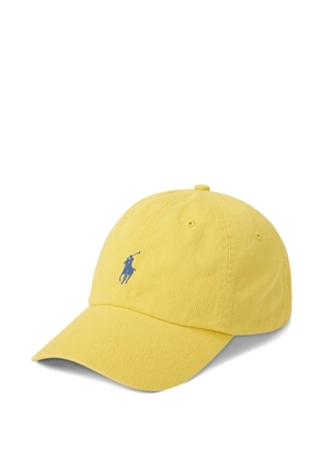 Polo Ralph Lauren logo-embroidered baseball cap - Yellow
