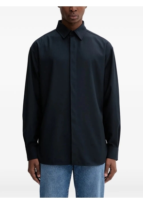 Iceberg textured collared shirt - Black