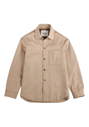 Tod's button-up shirt - Neutrals