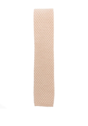Husbands knitted tie - Neutrals