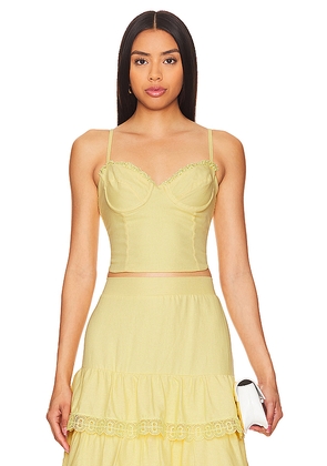 PEIXOTO Josie Cami in Yellow. Size M. Also in S, XS.