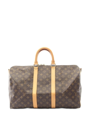 Louis Vuitton Pre-Owned 1999 Keepall Bandouliere 45 monogram Boston luggage - Brown