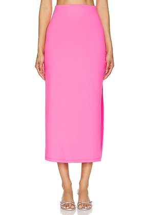 Susana Monaco Midi Skirt in Pink. Size L. Also in S.