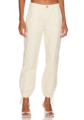 superdown Kayla Jogger Pant in Ivory. Size 31. Also in 32.