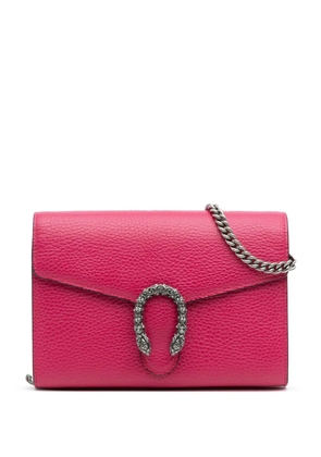 Gucci Pre-Owned 2016-2025 Mini Leather Dionysus Wallet on Chain crossbody bag - Pink