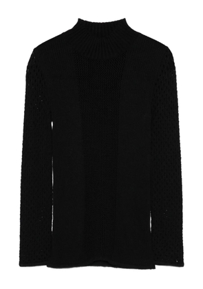Versace Pre-Owned 2000s mock-neck sweater - Black