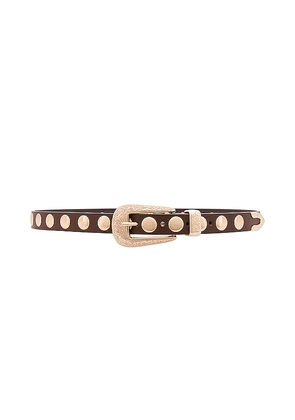 petit moments Phoenix Belt With Disc Studs in Brown. Size M/L. Also in XS/S.