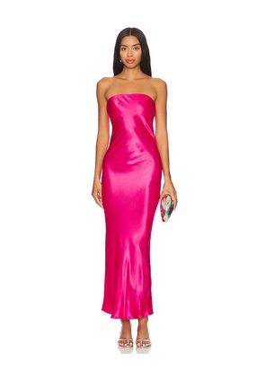 SNDYS x REVOLVE Angel Strapless Midi Dress in Pink. Size L. Also in M, S, XS, XXS.
