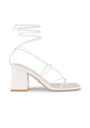 RAYE Reeves Heel in White. Size 6. Also in 7.5, 8, 8.5, 9.5.
