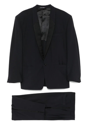 Versace Pre-Owned 1980s pleated suit - Blue