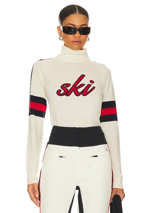 Perfect Moment Neve Sweater in Ivory. Size L. Also in M, S, XL, XS.