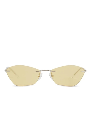 Alexander McQueen Eyewear T-Bar geometric sunglasses - Silver