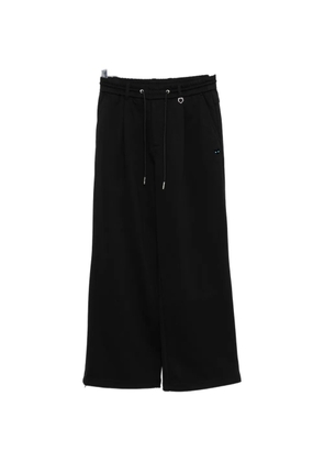 SONGZIO panther-patched drawstring track pants - Black
