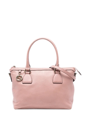 Gucci Pre-Owned 2016-2025 Dollar Calfskin GG Charm satchel - Pink