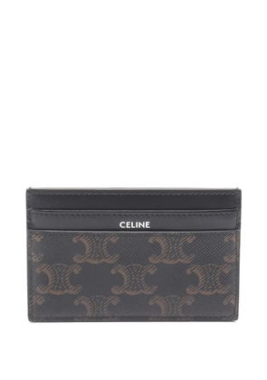 Celine Pre-Owned 2020s leather card holder - Black