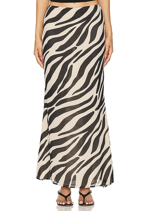 superdown Nalani Maxi Skirt in Cream. Size L. Also in XS, S, M.