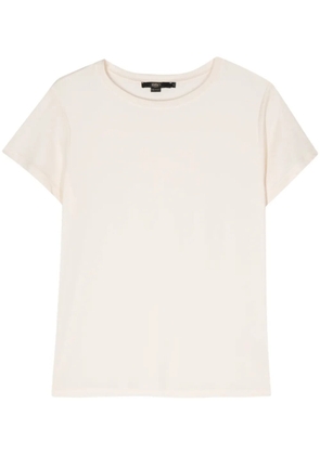 Seventy round-neck panelled T-shirt - White