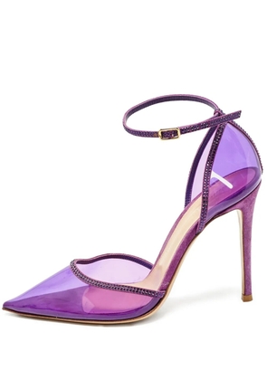 Gianvito Rossi 110mm crystal pumps - Purple