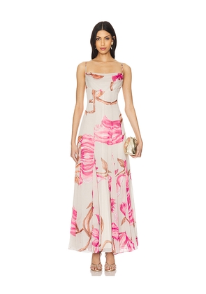 ROCOCO SAND Maxi Dress in Cream. Size M. Also in XS.