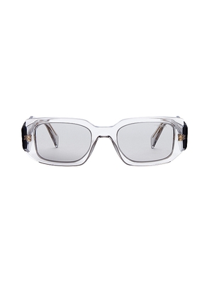 Prada Rectangle Sunglasses in White.