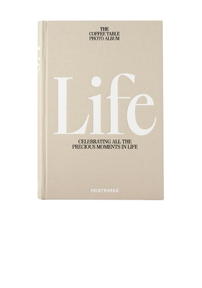 Printworks Life Photo Book in Beige.