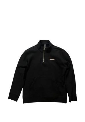 Chrome Hearts embroidered half-zip sweatshirt - Black