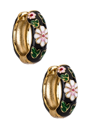 petit moments Deco Hoops in Black.