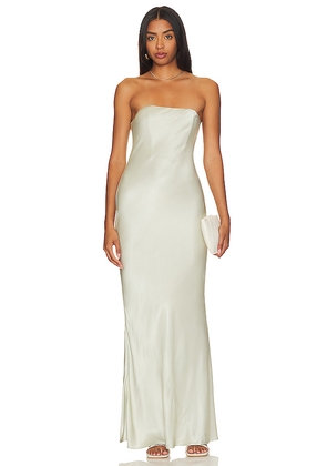Stone Cold Fox x REVOLVE Mikayla Gown in Mint. Size L. Also in M, S, XL.