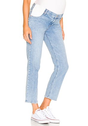 PAIGE Maternity Noella Straight Jeans in Denim-Light. Size 24. Also in 25, 27, 31, 32, 33, 34.