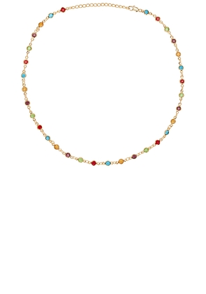 petit moments Goldie Necklace in Metallic Gold.