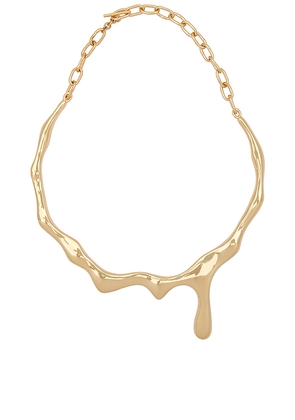 SOKO Tiriko Drip Choker in Metallic Gold.