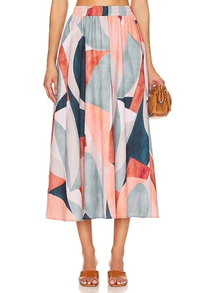 PEIXOTO Paula Skirt in Teal. Size L. Also in M, S, XL, XS.