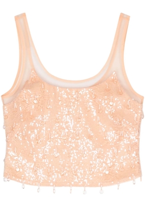 Simkhai Callaway cropped tank top - Neutrals