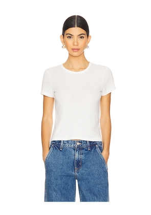 SLVRLAKE Baby Tee in White. Size L. Also in M, XS.