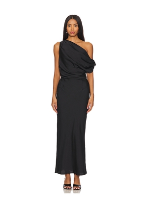 SNDYS Calissa Maxi Dress in Black. Size L. Also in XS, XXS.