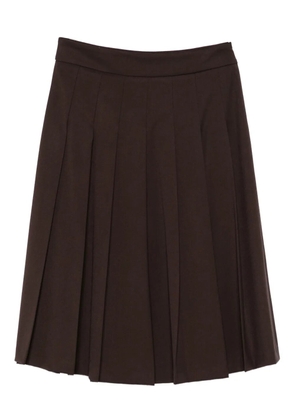 DRHOPE pleated skirt - Brown