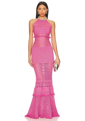 retrofete Mesa Dress in Pink. Size L. Also in S.