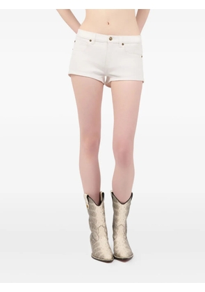 Roberto Cavalli cotton denim shorts - White