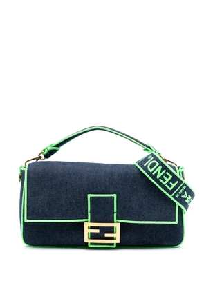 Fendi Pre-Owned 2010-2025 Large Denim Baguette satchel - Blue