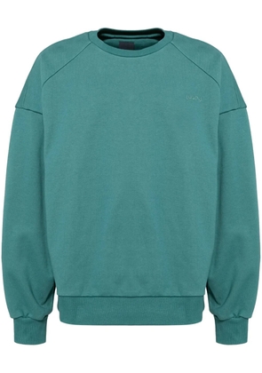 Juun.J COLLAGE DÉ COLLAGE embroidered sweatshirt - Green