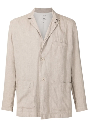 Osklen linen shirt jacket - Neutrals