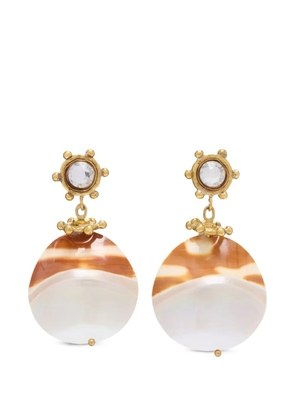 Ulla Johnson crystal-embellished drop earrings - Gold