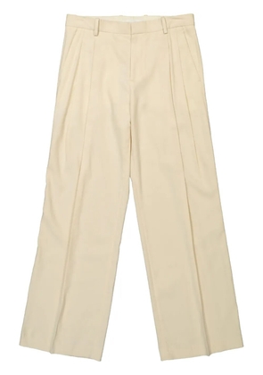 Helmut Lang pressed-crease straight trousers - Neutrals