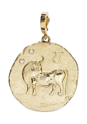 Azlee 18K yellow gold diamond pendant