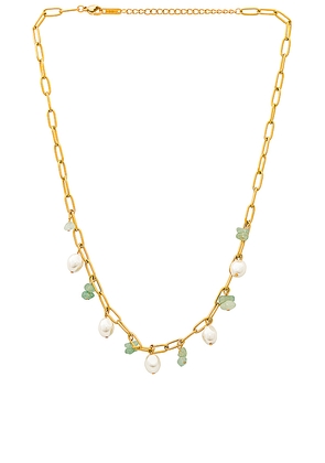 petit moments Martina Necklace in Metallic Gold.