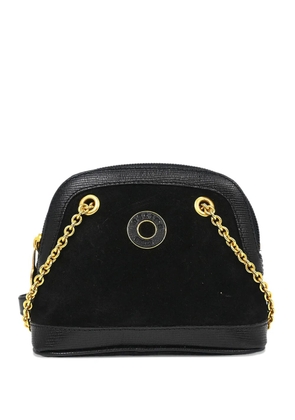 Celine Pre-Owned 1990-2000s chain cross body bag - Black