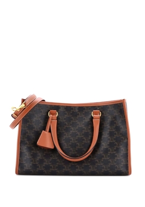 Celine Pre-Owned Horizontal Cabas Triomphe Coated Canvas Mini tote bag - Brown