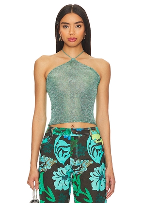 superdown Jem Halter Top in Teal. Size L. Also in M.