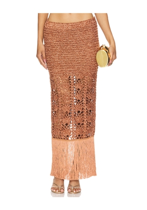 retrofete Naida Skirt in Brown. Size M/L. Also in XS/S.