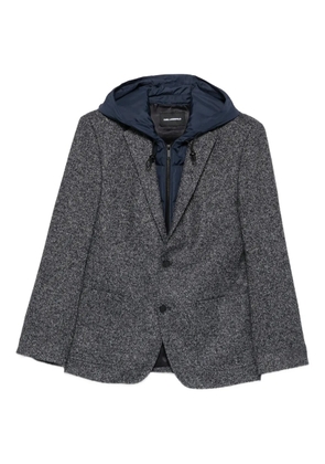 Karl Lagerfeld hooded blazer - Grey